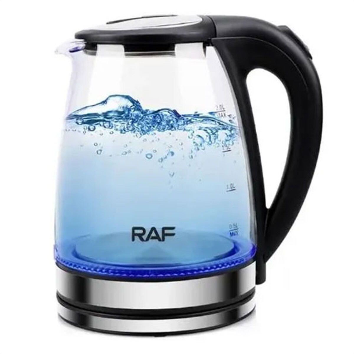 Jarra Eléctrica Raf F.7888 Vidrio 2l 2000w - JARRA ELECTRICA RAF 2L VIDRIO R7888 