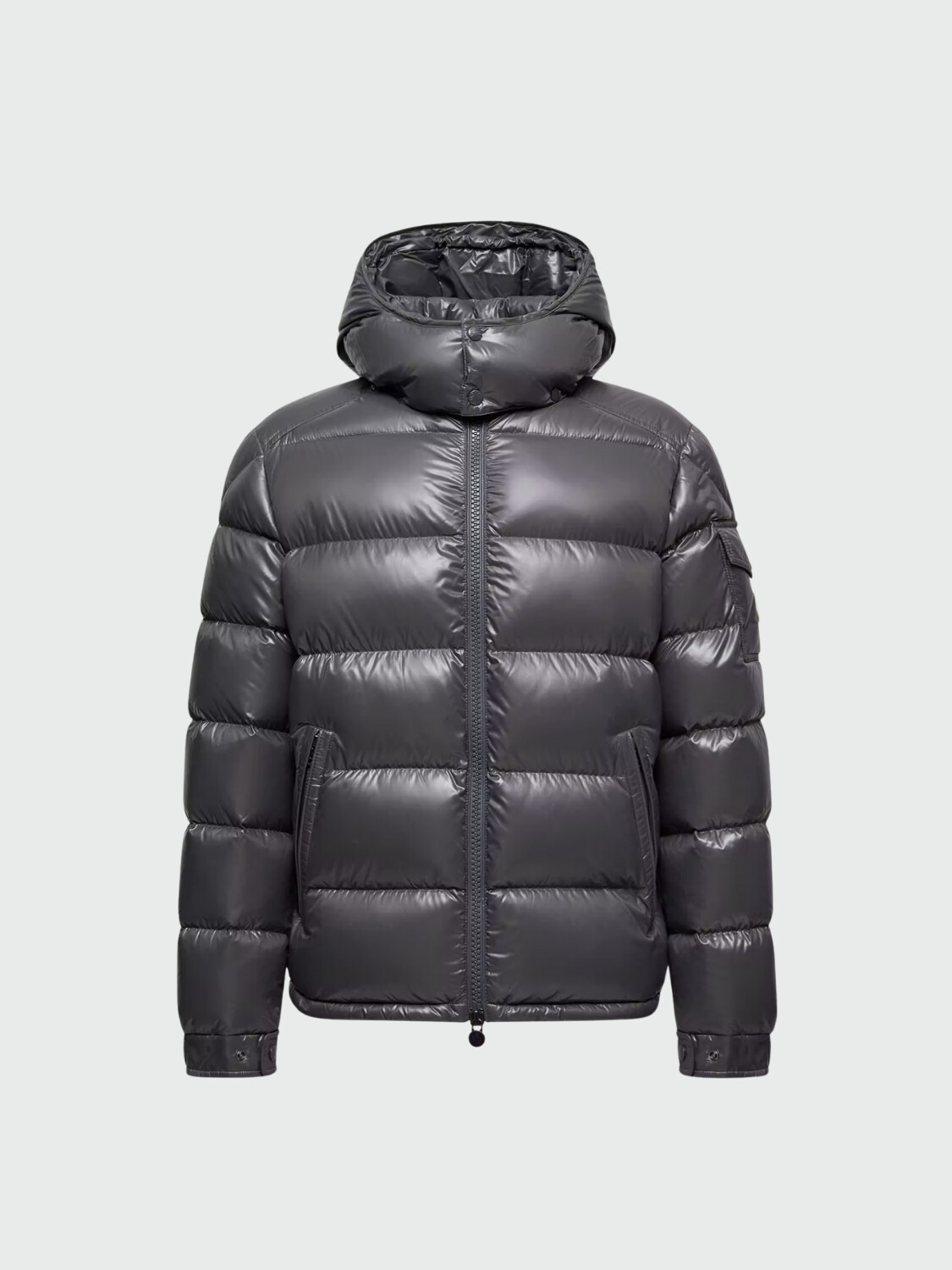 MONCLER - Campera Corta de Plumas Maya Alta Automática