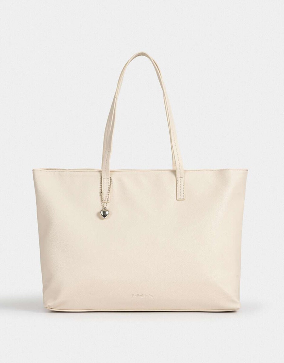 Cartera Shopper Special Price - Blanco Crudo 