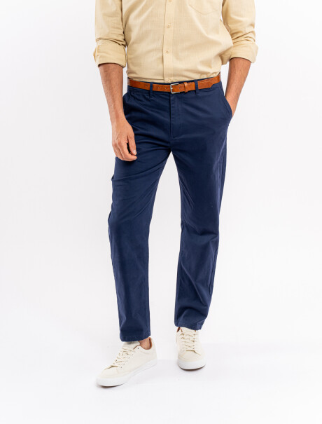 Pantalon chino azul