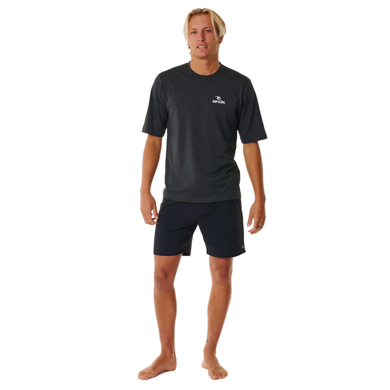 Lycra Rip Curl Stack Upf - Negro Lycra Rip Curl Stack Upf - Negro