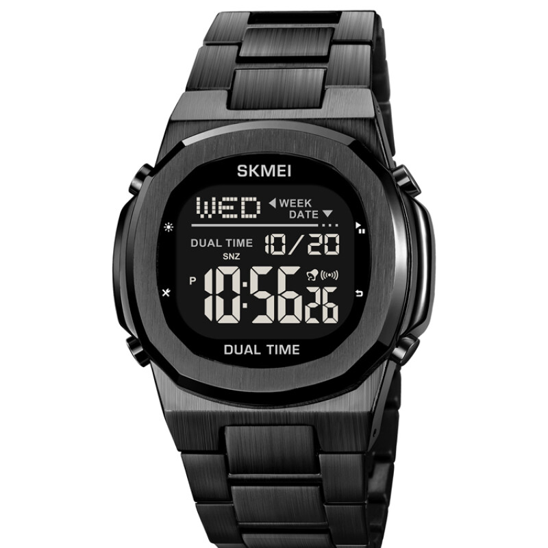Reloj Skmei 2004BKBK Digital Unisex Negro con Pantalla Negra Negro