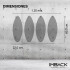 Set x4 Cuadros Calados Modernos Living Decorativo Tablas de Surf Madera MDF Imback Color Blanco Set x4 Cuadros Calados Modernos Living Decorativo Tablas de Surf Madera MDF Imback Color Blanco