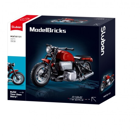 Sluban Bloques de construccion motocicleta R18MS 222 pcs 001