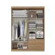 Armario Prisma Capuccino/Off White 5781 4 Puertas / 2 Cajones Armario Prisma Capuccino/Off White 5781 4 Puertas / 2 Cajones