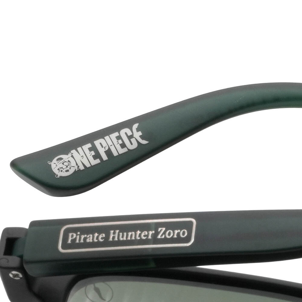 Lentes De Sol One Piece Bossa Nova De Policarbonato Verde/Negro