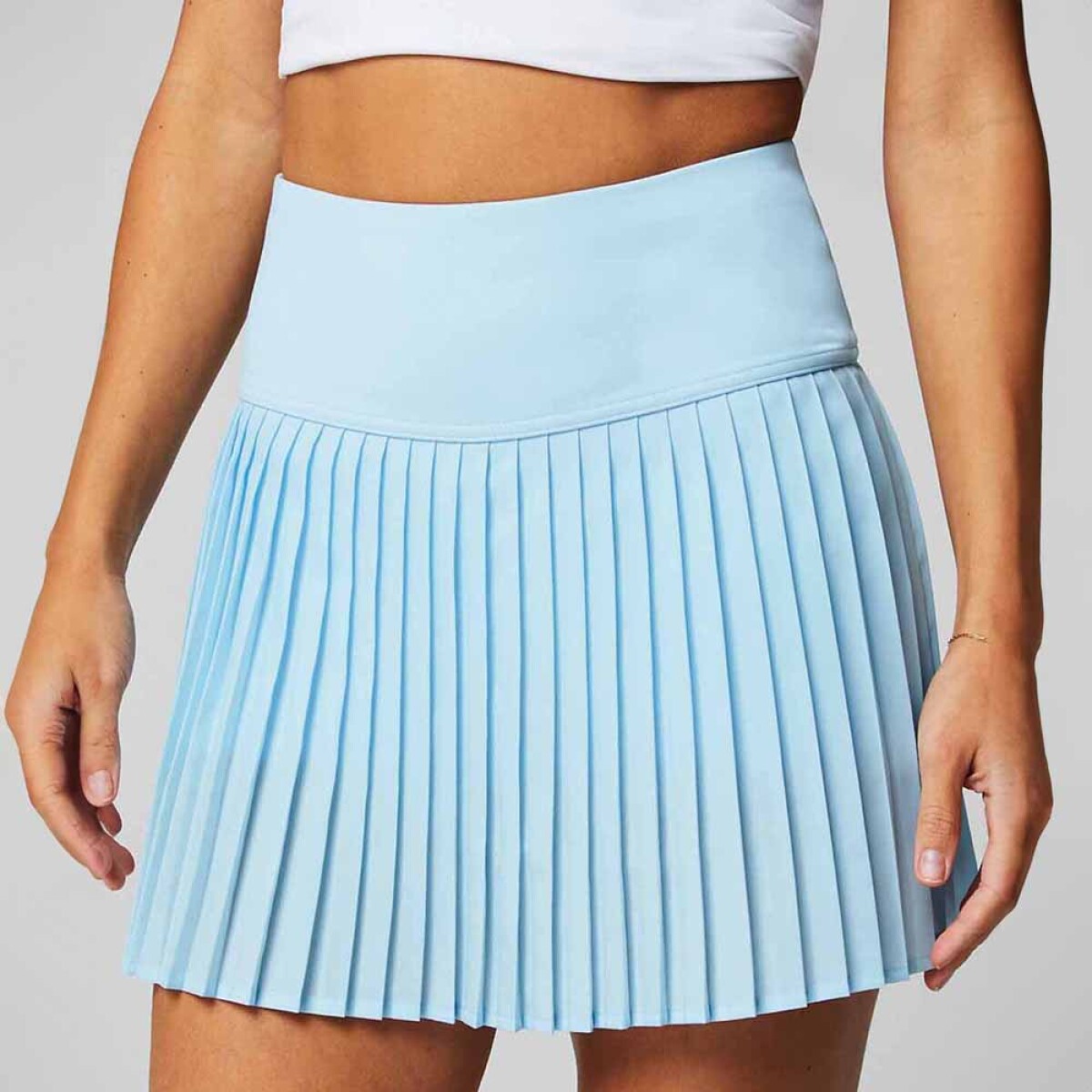 Falda Con Malla Hot Shot Pleated Skirt Classic Mini Mujer 