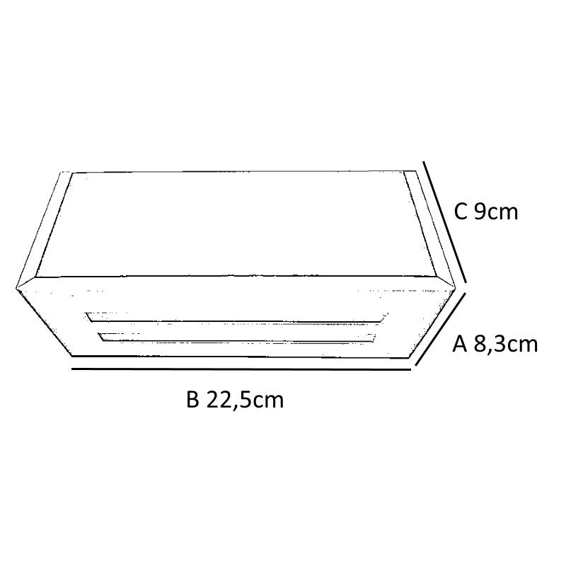 APLIQUE C/ ACRILICO SATINADO Y RANURA P/ 1 LUZ E27 APLIQUE C/ ACRILICO SATINADO Y RANURA P/ 1 LUZ E27