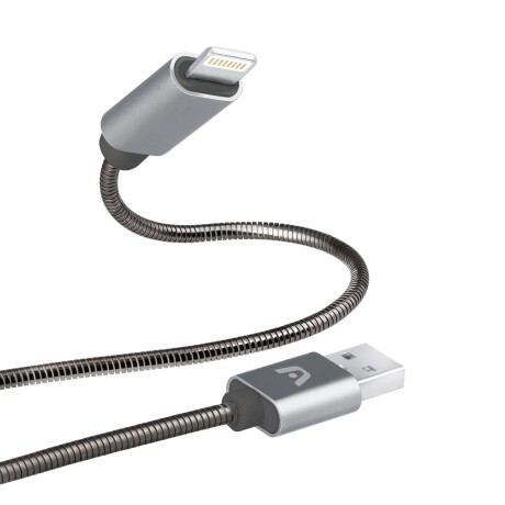 Cable Lightning A Usb 2.0 ARGOM Dura Spring Longitud 1M Cable Lightning A Usb 2.0 ARGOM Dura Spring Longitud 1M