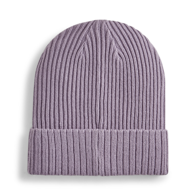 Puma Gorro Ribbed Clasic Cuff Beanie Lila