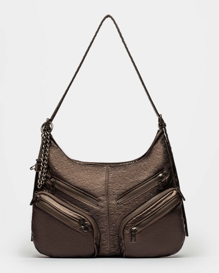 Bolso Gang Washed Metalizado