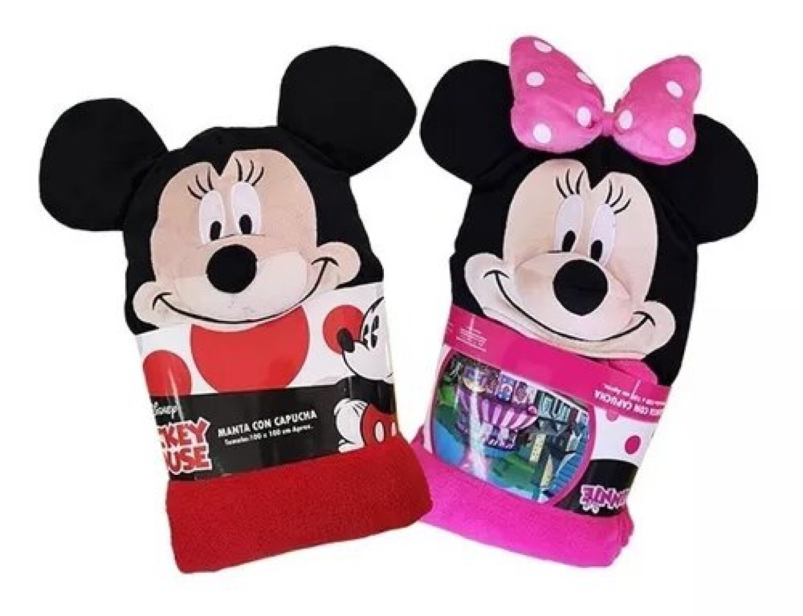 Frazada Bebe con Capucha Original Minnie 