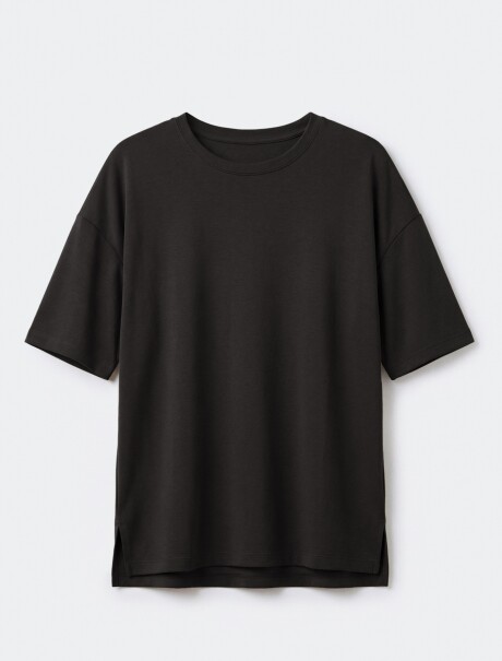 CAMISETA MANGA CORTA - NEGRO NEGRO