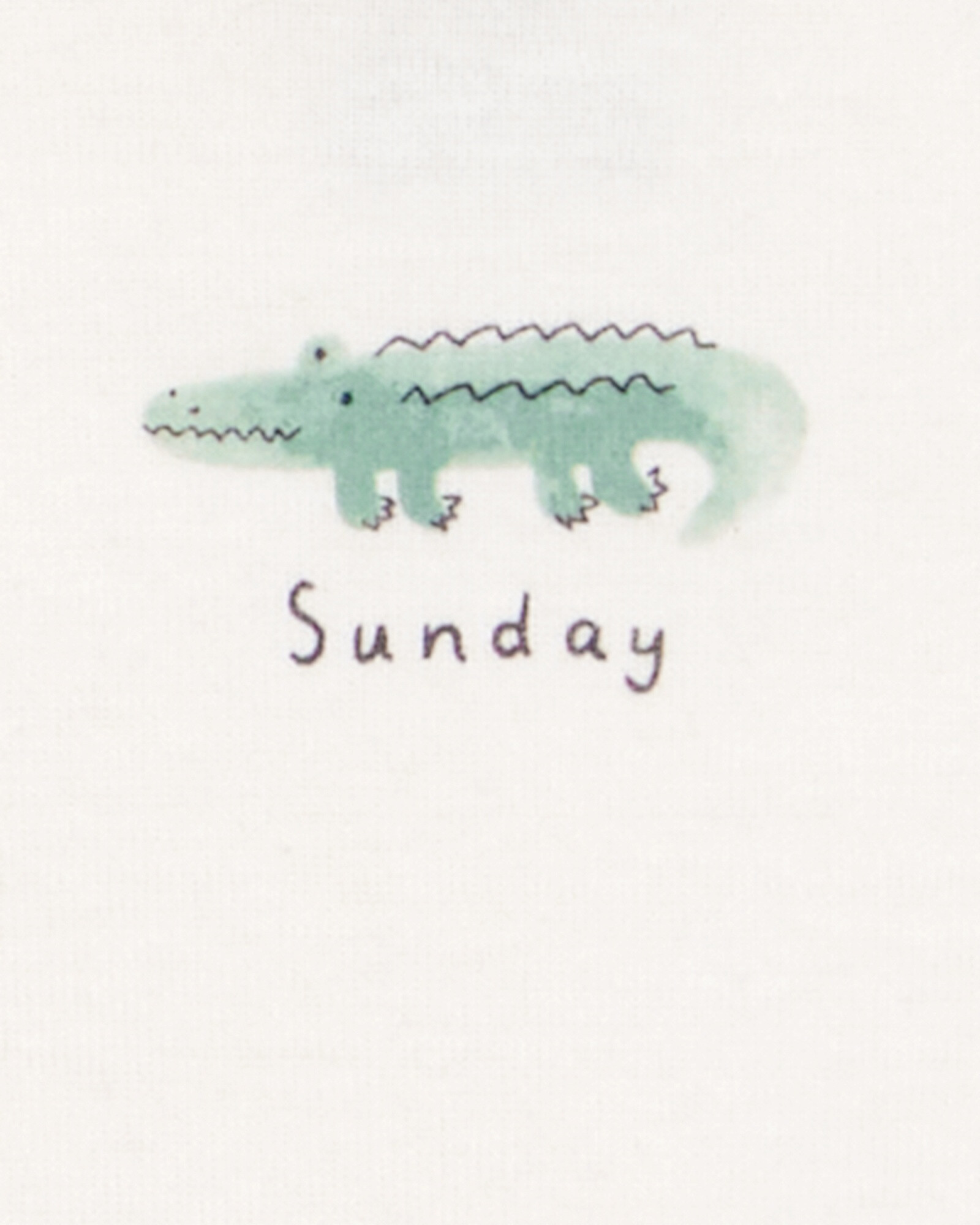 Pack siete bodies de algodón, manga corta, estampa animales Sin color