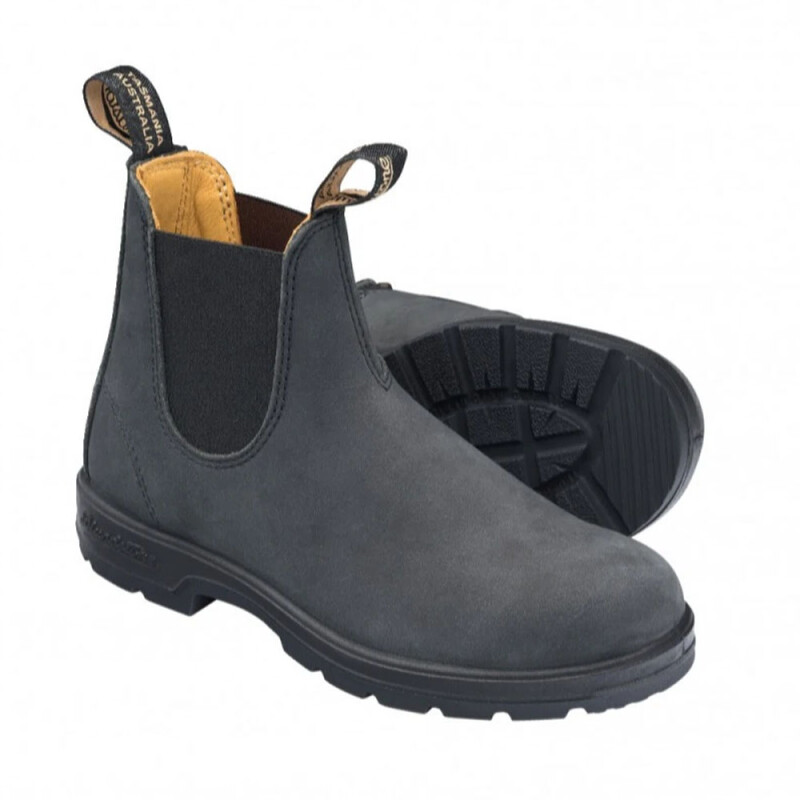 Botas Blundstone Elastic Side V Cut - Rustic Black Botas Blundstone Elastic Side V Cut - Rustic Black