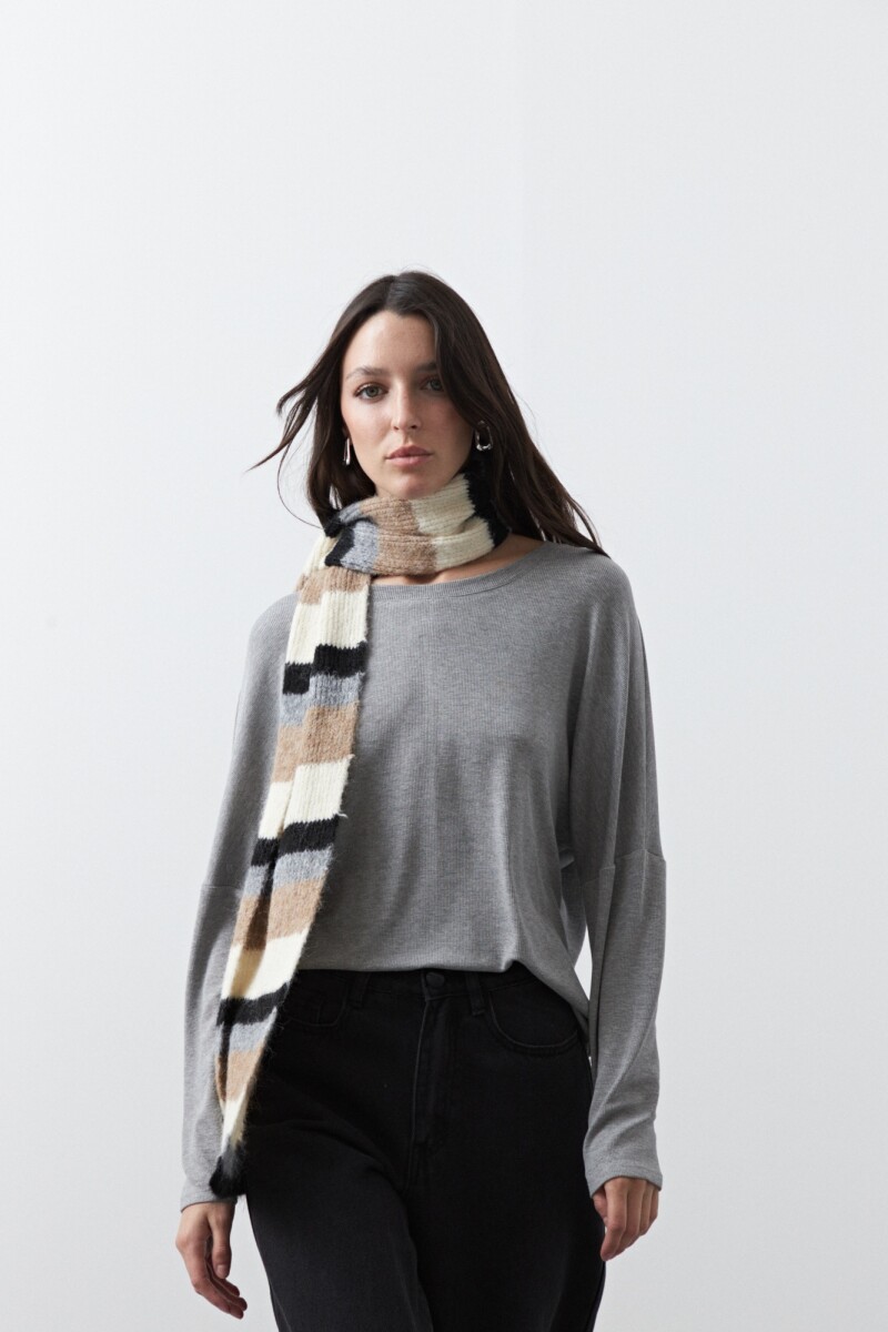 REMERA VALERIE - Gris Melange 