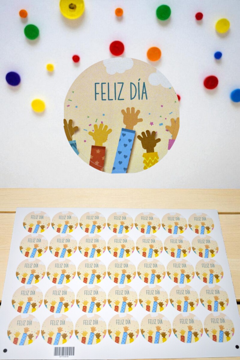 Sticker feliz dia plancha - DISEÑO 18 