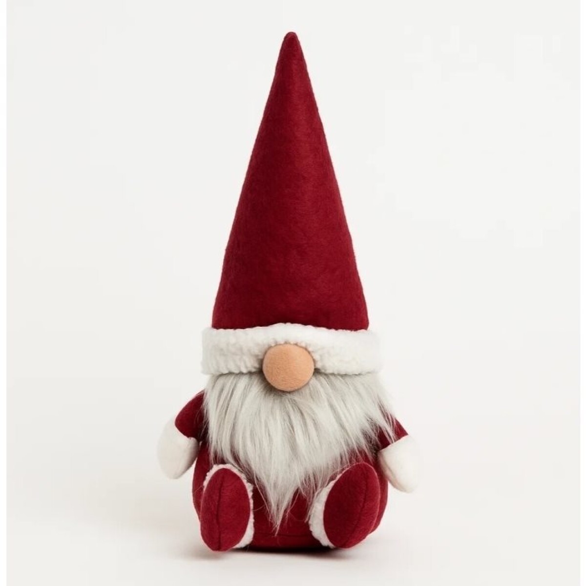 MUÑECO NAVIDEÑO GNOMO ROJO O GRIS 33 CM. 