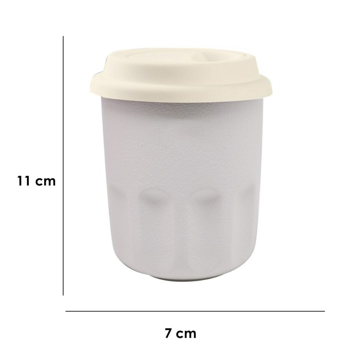 Vaso cerámica 290ml - blanco 