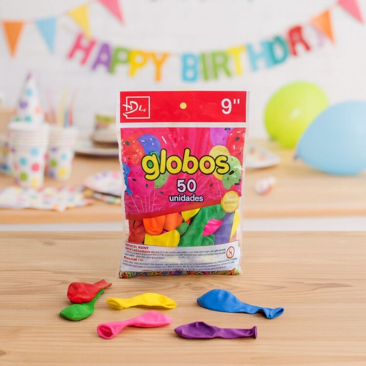 GLOBOS X 50UNDS SURTIDOS GLOBOS X 50UNDS SURTIDOS