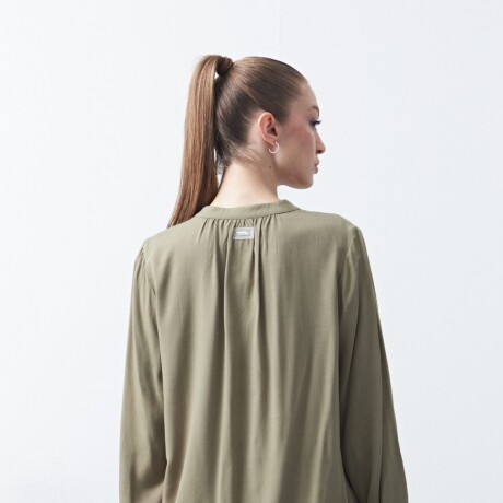 CAMISA ONA Verde Grisáceo