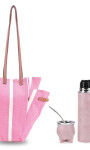 KIT MATERO VOLTOK FUCSIA Y BLANCO C/ URBANO FUCSIA