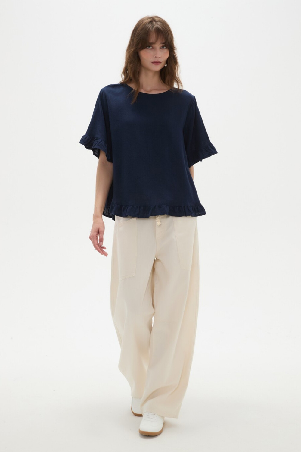 Blusa Abbas Azul Marino