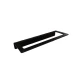 Toallero Recto Corto En Ac Inox Color Negro Mate