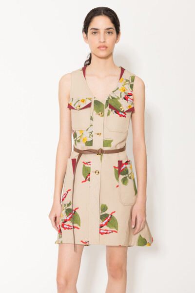 CHALECO BOUQUET Beige