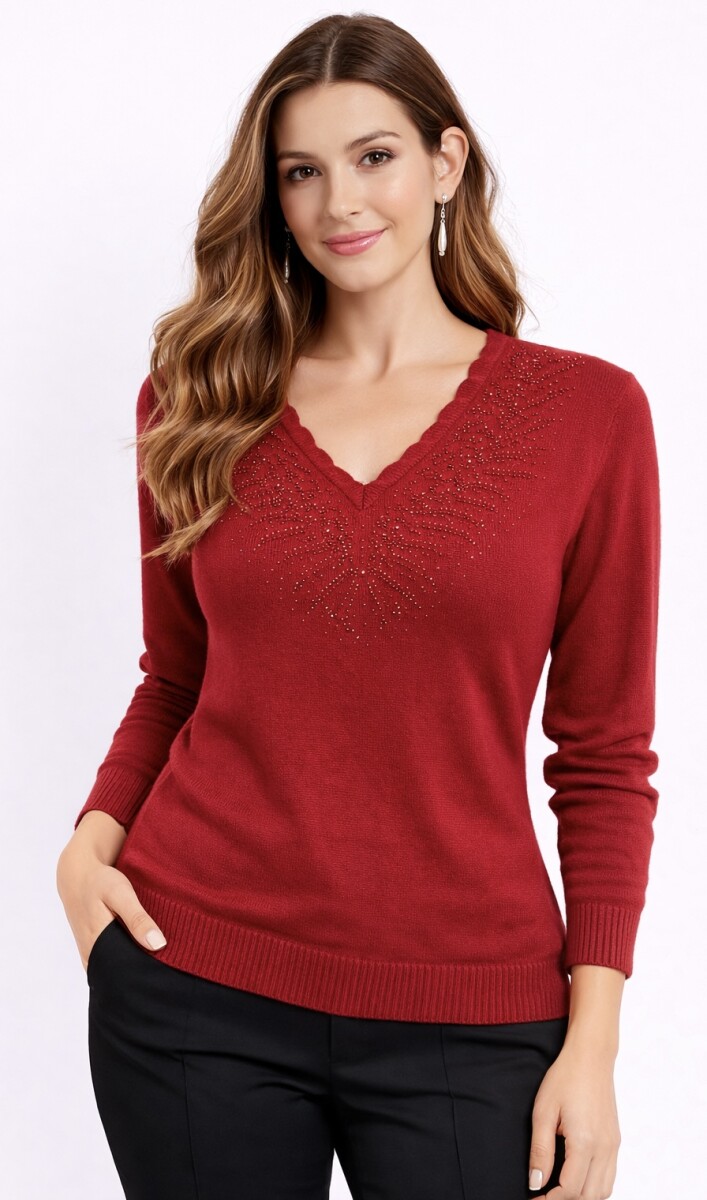 Sweater Ailu - Bordó 