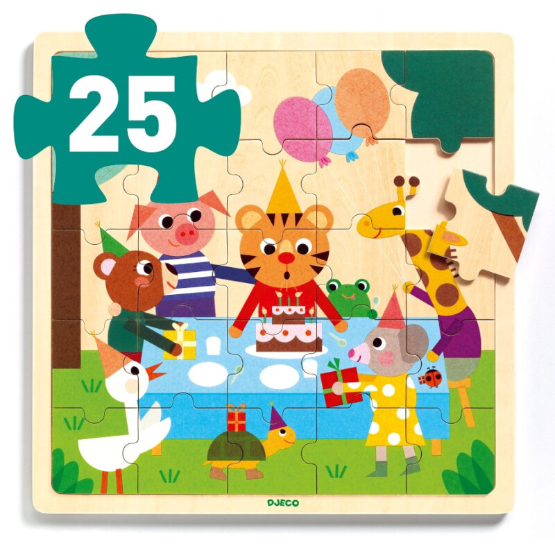 Puzzle Happy Djeco 25 Piezas Puzzle Happy Djeco 25 Piezas