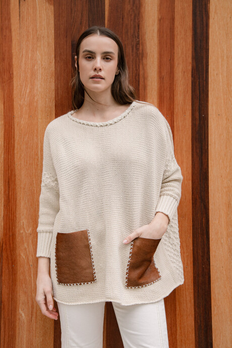 Sweater Jinete Crudo/Camel