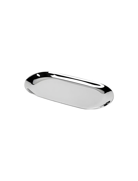 BANDEJA OVAL 18x8CM METAL PLATEADO BANDEJA OVAL 18x8CM METAL PLATEADO