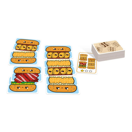 Juego De Mesa Asmodee Burger ¡Ya! +8 001
