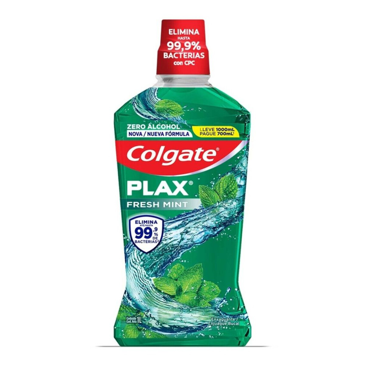 Enjuague Bucal Colgate 1L - Plax Fresh mint 