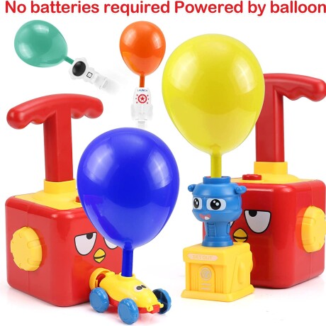 Lanzador de Autos con Globo Power Balloon ROJO