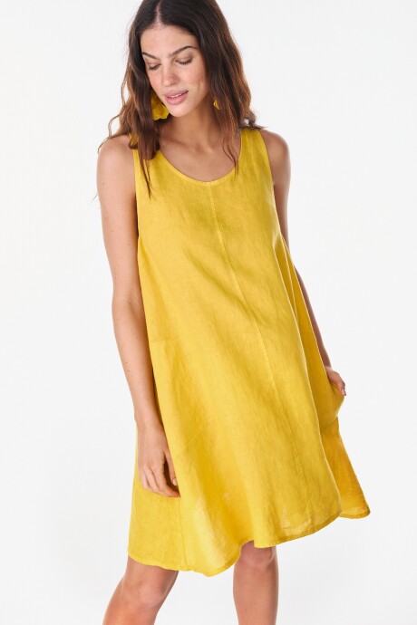 Vestido Diario Amarillo