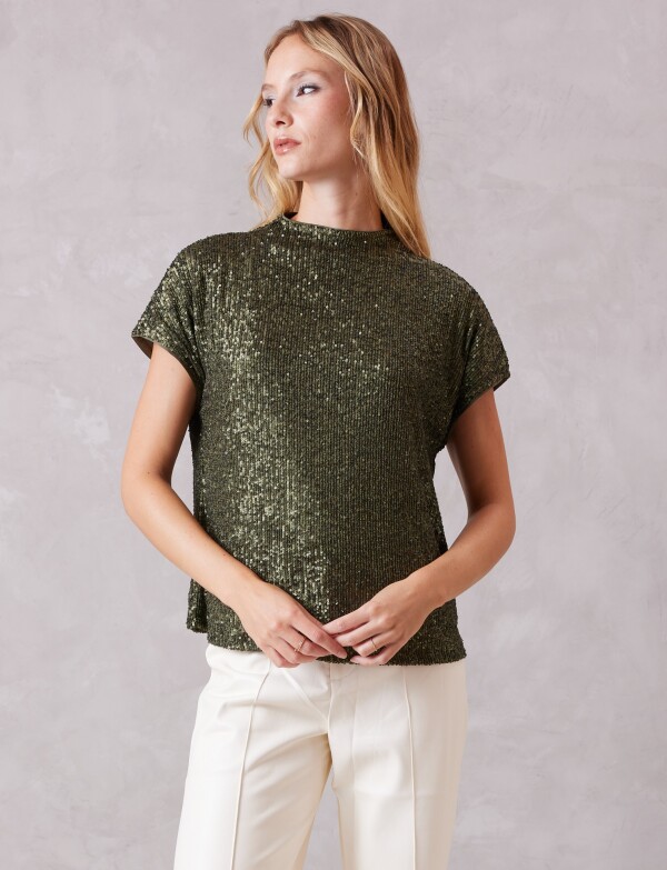 Blusa Lentejuelas OLIVA