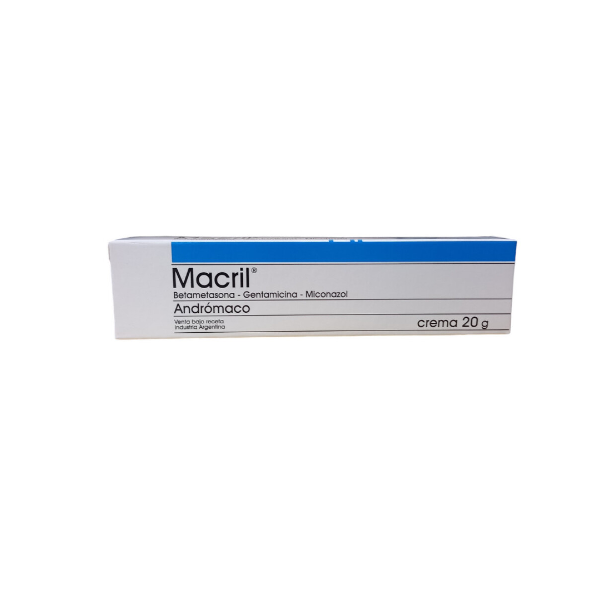 Antibiótico Antimicótico Antiinflamatorio Macril 20g 