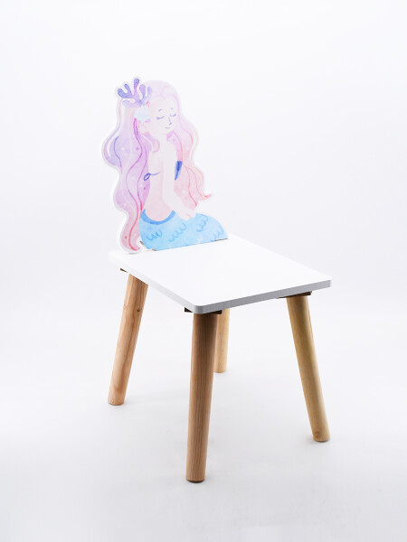 SILLA COLA SIRENA BLANCO