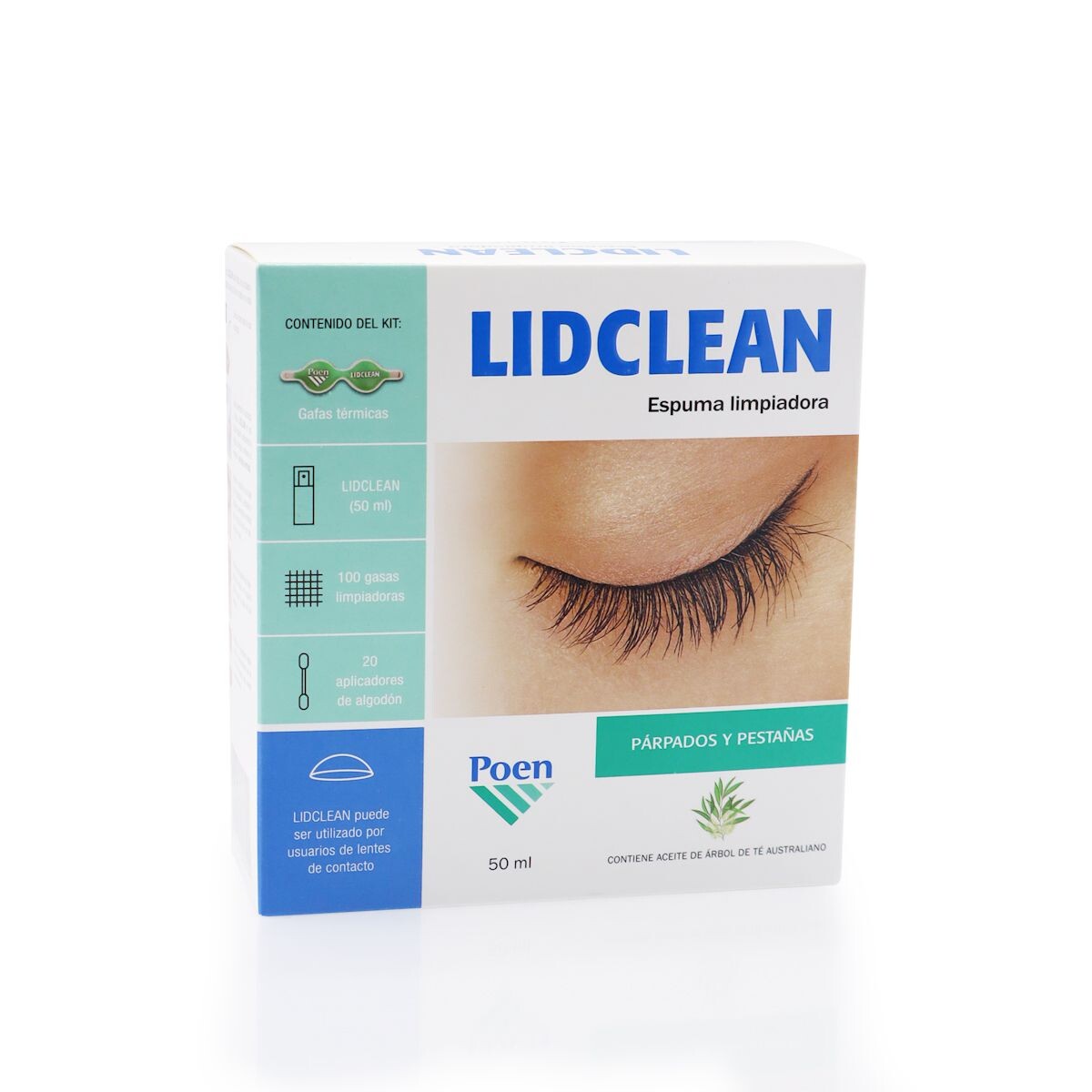 LIDCLEAN ESPUMA LIMP.X50ML P/PARP.PESTAÑ 