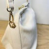 Cartera cuernia texturada Wanna Beige