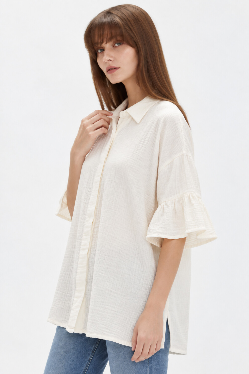 Camisa Badar Marfil / Off White