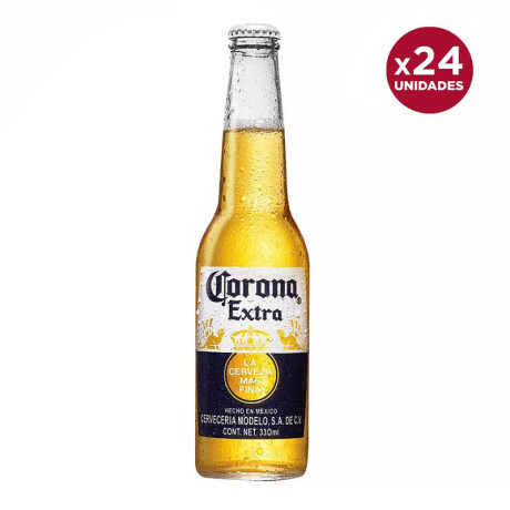 Cerveza Mexicana Corona 24 unidades 330 ml