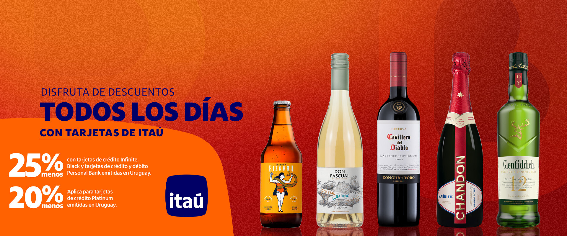Descuentos todos los días con ITAÚ