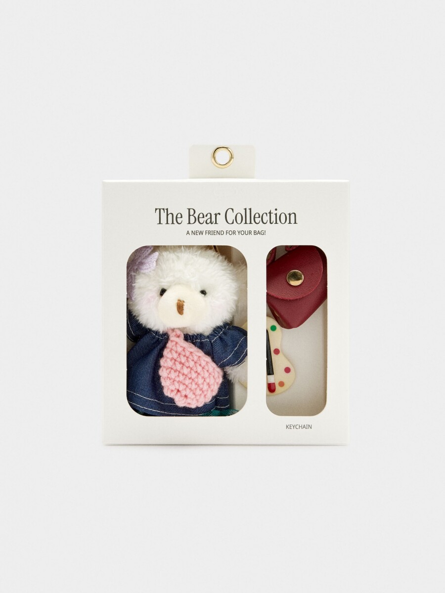 Llavero Charm Artista - The Bear Collection multicolor