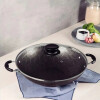 Sartén Wok Tramontina Paris c/tapa vidro 36 cm 6 L Sartén Wok Tramontina Paris c/tapa vidro 36 cm 6 L