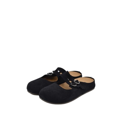 ZUECO CON HEBILLA 35-41 ALL BLACK