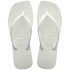 Ojotas Havaianas Slim Square Blanco