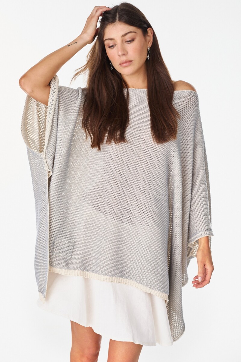 Blusa Nube Crudo/Plateado